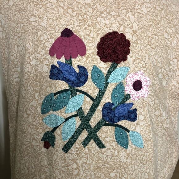 Hand-stitched Applique Americana Cottagecore Dress - Picture 7 of 8